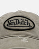Von Dutch Washed Unstructured Trucker Snapback Washed Olive