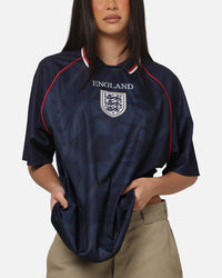 Majestic Athletic England Mesh Jersey Navy