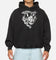 Ed Hardy Double Horns Hoodie Black Acidwash