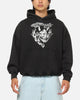 Ed Hardy Double Horns Hoodie Black Acidwash