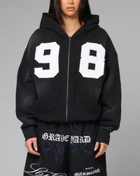 Loiter Cosmos Hoodie Washed Black