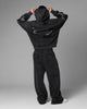 Loiter Destruction Hoodie Black