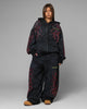 Loiter X Yu-Gi-Oh! Slifer Sky Dragon Zip Hoodie Black Wash