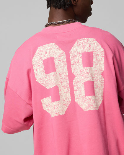 Loiter Human Box T-Shirt Pink