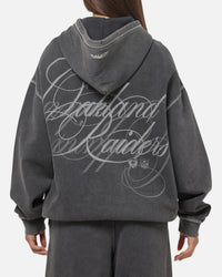 Mitchell & Ness Las Vegas Raiders Star Script Hoodie Washed Black