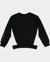 Jordan Kids' Holiday Shine Air Crewneck Black