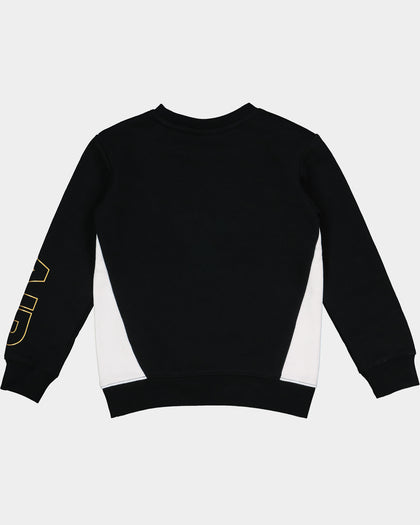 Jordan Kids' Holiday Shine Air Crewneck Black