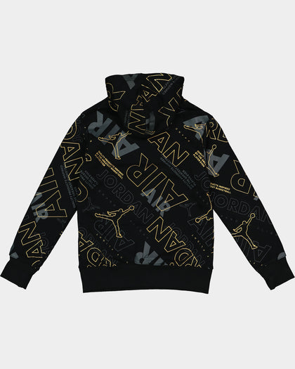 Jordan Kids' Holiday Shine Air Pullover Hoodie Black