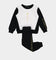 Jordan Kids' Holiday Shine Crew Set Black
