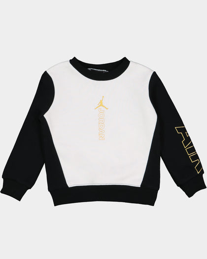 Jordan Kids' Holiday Shine Crew Set Black