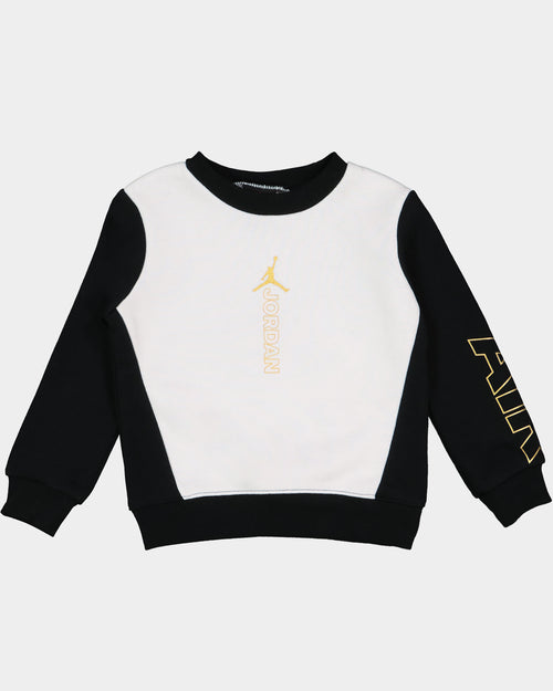 Jordan Kids' Holiday Shine Crew Set Black