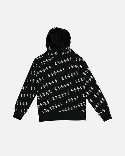 Jordan Kids' Essential AOP Pullover Hoodie Black