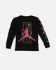 Jordan Kids' AJ Mirror Game Long Sleeve T-Shirt Black