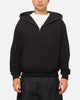 American Thrift Leisure Quarter Zip Hoodie Black