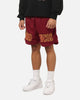 Bleacher Athletic Brisbane Broncos NRL Adult Basketball Shorts Maroon