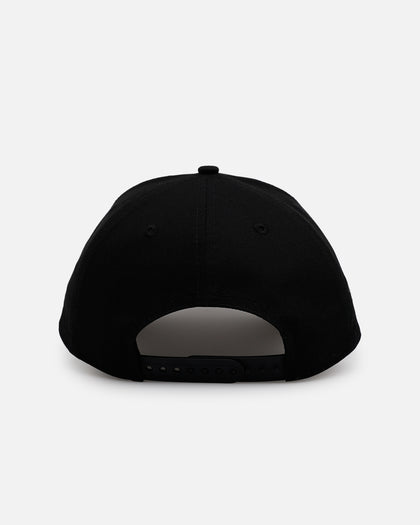 New Era Atlanta Braves 'Raised Metallic Chainstitch' 9FORTY A-Frame Snapback Black