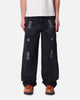 MNML Ultra Baggy Western Jewel Jeans Washed Black