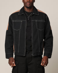 Saint Morta Outlaw Rodeo Jacket Black/Brown