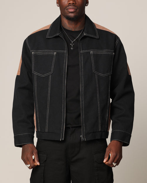 Saint Morta Outlaw Rodeo Jacket Black/Brown