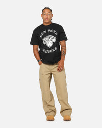 New Era New York Knicks Gothic Oversized T-Shirt Black