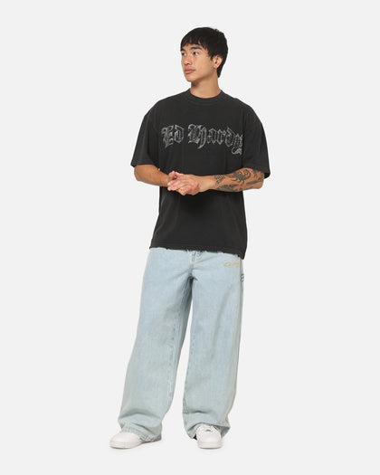 Ed Hardy Distressed Chrome T-Shirt Black