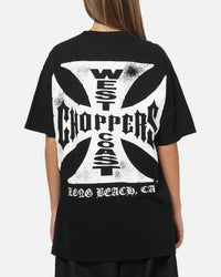West Coast Choppers Raid T-Shirt Black Vintage