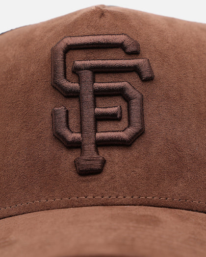 47 Brand San Francisco Giants 'Tonal Suede' '47 Offside Trucker Snapback Chocolate