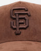 47 Brand San Francisco Giants 'Tonal Suede' '47 Offside Trucker Snapback Chocolate