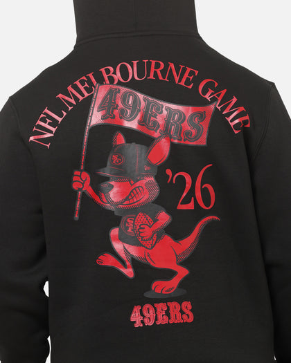 New Era San Francisco 49ers Kangaroo Flag Hoodie Black