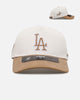 Pro Standard Los Angeles Dodgers 'Panel' Pro Pinch Strapback White/Tan