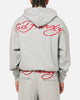 Ed Hardy Signature Hoodie Grey Marle