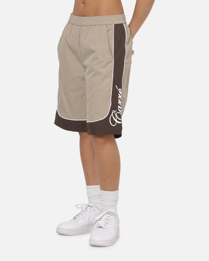 Carre Script Boardshorts Brown