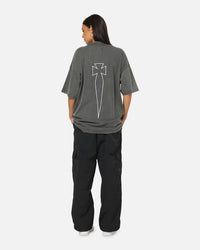 Saint Morta Athltc T-Shirt Washed Charcoal
