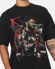 73Studio X WWE Roman Reigns Vintage T-Shirt Black Acidwash