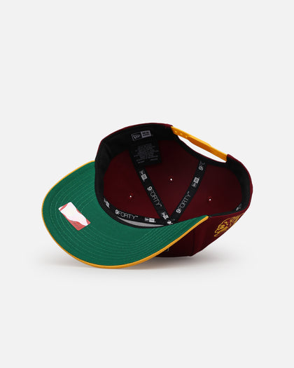 New Era University Of Southern California Trojans Back To Back 'USC Pack' 9FORTY A-Frame Snapback Burgundy/Yellow