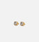 Saint Morta Cushion Cut Halo Earrings Iced Gold