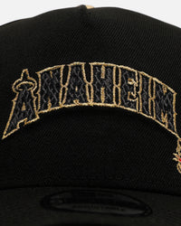 New Era Anaheim Angels 'Year Of The Snake' 9FORTY A-Frame Snapback Black/Gold