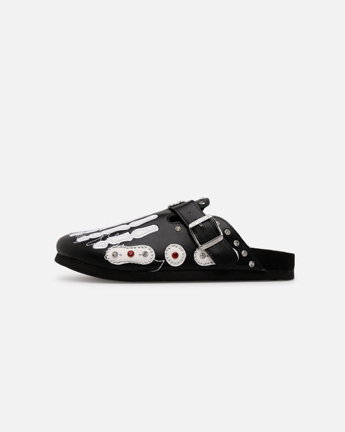 Octavious Marks Onyx Leather Clogs Black