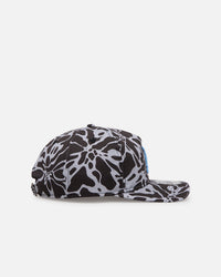 New Era Detroit Tigers 'Brushed Cotton' 19TWENTY Strapback Black/Light Blue