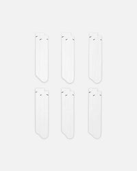 Nike Everday Cotton Cushioned Crew Socks 6 Pack White/Black