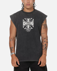 West Coast Choppers Raid Muscle T-Shirt Black
