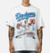 Mitchell & Ness Los Angeles Dodgers Hideo Nomo Tornado T-Shirt Vintage White