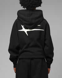 Loiter Jet Stream Zip Hoodie Black/White