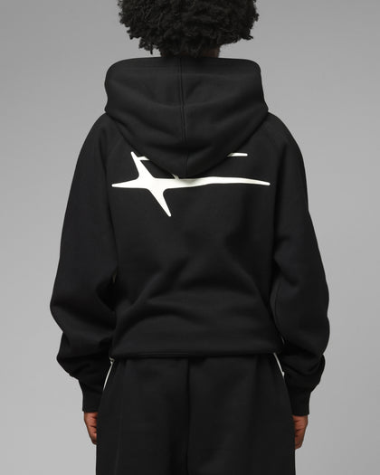 Loiter Jet Stream Zip Hoodie Black/White