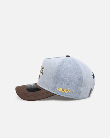 Pro Standard Oakland Athletics 'Denim Suede' Pro Pinch Strapback Denim