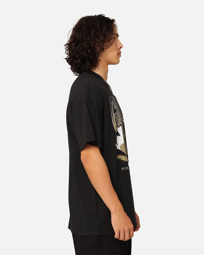 Mitchell & Ness Vegas Golden Knights Brush Off T-Shirt Faded Black
