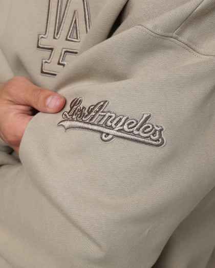 Pro Standard Los Angeles Dodgers Neutral Hoodie Taupe