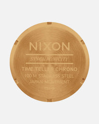 Nixon Time Teller Chrono Watch Gold/Green