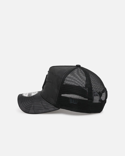 New Era Los Angeles Dodgers 'Camo' 9FORTY A-Frame Trucker Snapback Black