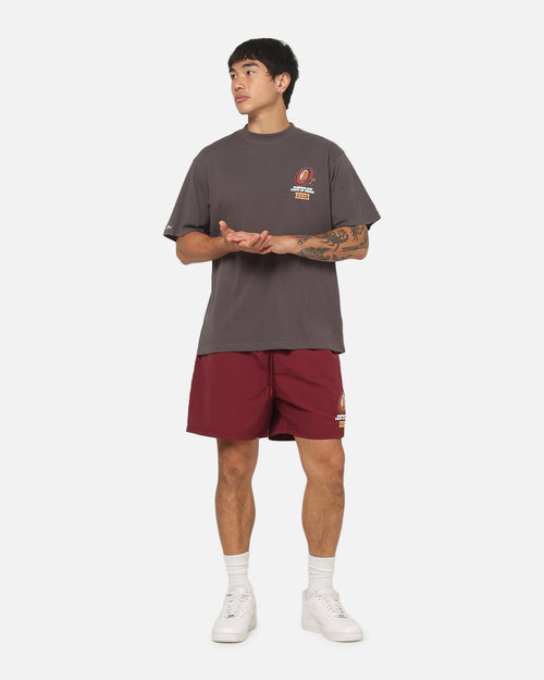 Mitchell & Ness Queensland Maroons Nylon Sport Shorts Maroon